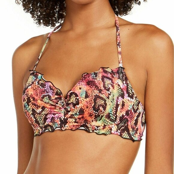 Sundazed PYTHON MULTI Reptilia Print Swim Top - Picture 1 of 8